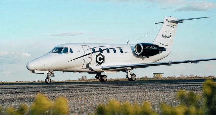 Cessna Citation CJ2+ ready for Lisbon departure